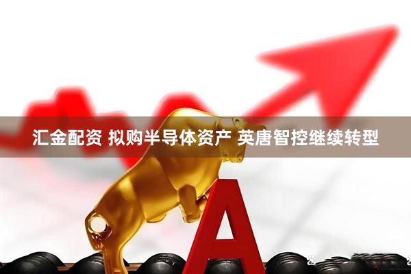 汇金配资 拟购半导体资产 英唐智控继续转型
